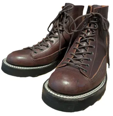 정가 11만 junhashimoto 밀리터리 백 지퍼 부츠