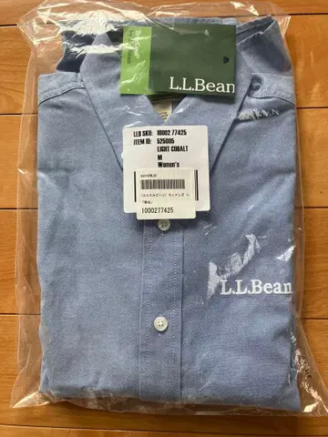 L.L.Bean 옥스퍼드 셔츠 M 라이트 코발트