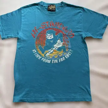 [ used ] Hi-Standard 닌자 T셔츠 빌리지 뱅가드 S
