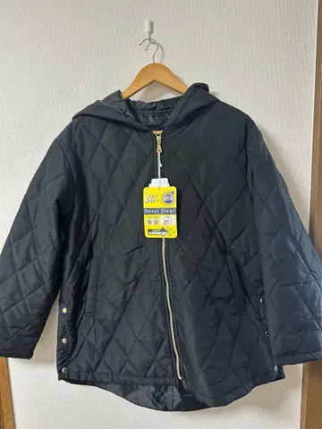 시마무라 오카다유리 후드 부착 퀼팅 자켓 L