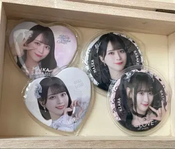 =LOVE 사사키 마이카 사이토 쥬라 랜덤 캔뱃지 4개 세트