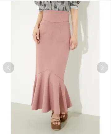 rienda 컷 머메이드 스커트