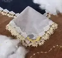 치카자와 레이스 손수건 레어 완판템! 미사용 새상품 꿈 먹는 바쿠 그레이