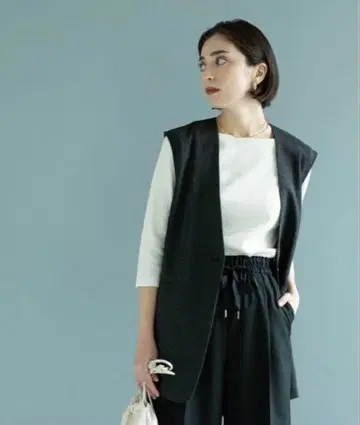 [택 포함] 노카라 베스트(세탁기 사용 가능)