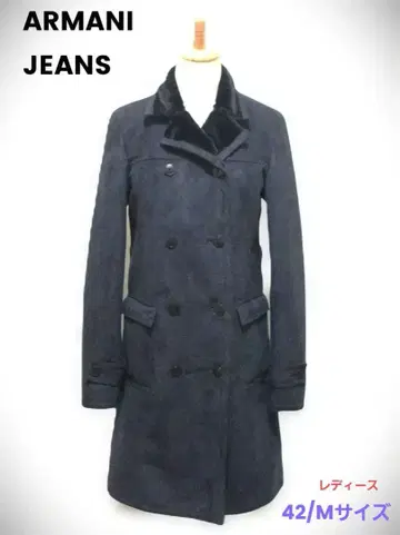 1-464. 아르마니진스 롱 코트 네이비 여성용 42/M