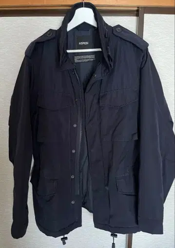 아스펜지 ASPESI 충전솜 M-65 자켓 네이비