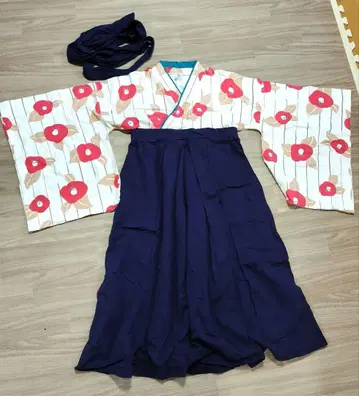 느슨한 하카마 M 사이즈 면 100%