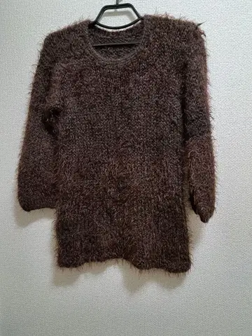 대바늘 뜨기 긴팔 튜닉