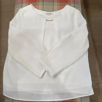 PLST 화이트 블라우스 L 사이즈