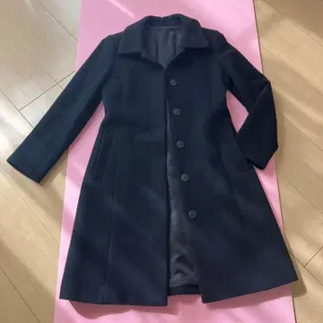 ru 롱 코트 블랙 포멀 비즈니스 XXS