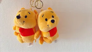 푸우 봉제 인형 키링