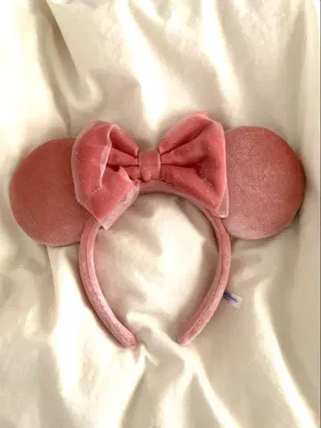 디즈니 미니 미키 귀 머리띠 핑크