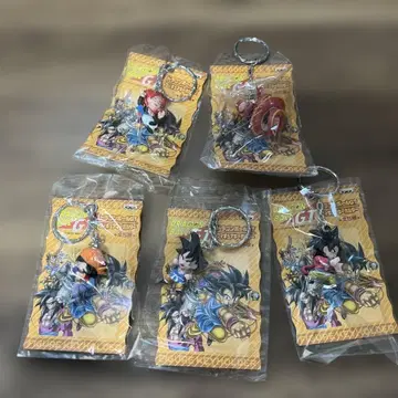 드래곤볼 GT 키링 세트 레트로 당시 물품