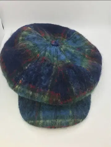 헌팅 캡 멀티 컬러 체크 무늬 여성용