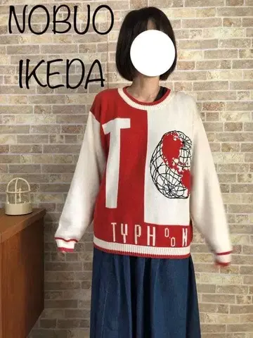 레어 NOBUO IKEDA typhoon 스웨터 니트