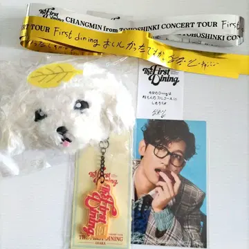 동방신기 창민 솔로 콘서트 굿즈 파우치 러버 키링 오사카