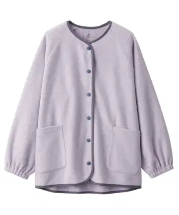 [ 무인양품 ] 매끄러운 플리스 가디건 라벤더 XS