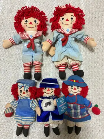 앤티크 라가디 앤 인형 5체 세트