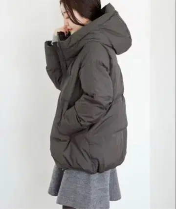 IENA 하이 멀티 타프타 다운 숏코트 블랙 38