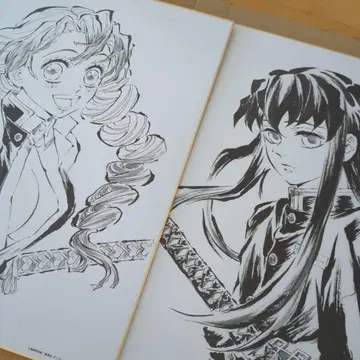 귀멸의 칼날 칸로지 미츠리 토키토 무이치로 특전 색지