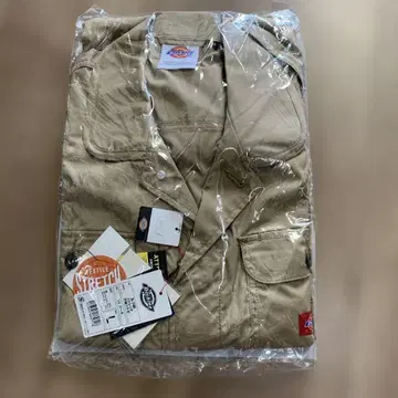 Dickies D-749 스트레치 반팔 츠나기 L 사이즈 카키