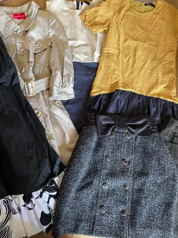 S 사이즈 의류 6세트 총액 10만 엔 코트 스커트 원피스 작음