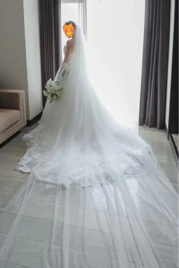 웨딩 베일 (롱 3m)