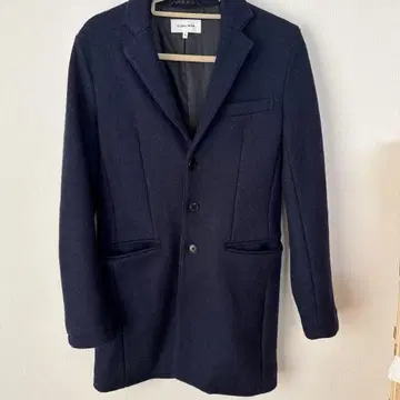 GLOBAL WORK 체스터 코트 다크 네이비