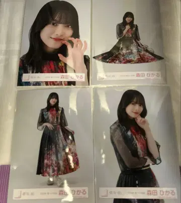 생사진 사쿠라자카 모리타 히카루 2024년 여름 페스티벌 의상 4종 컴프