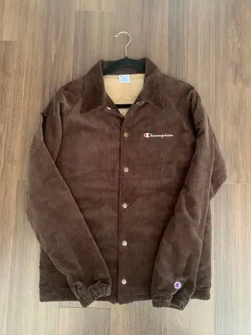 Champion 코듀로이 퀼팅 자켓