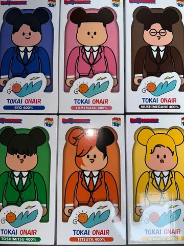 BE@RBRICK 도카이 온에어 400% 6체 일괄 판매