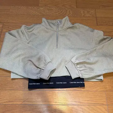 Calvin Klein 하프 지퍼 탱크탑 세트