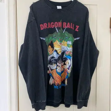 90's 빈티지 드래곤볼Z 1992년 긴팔 티셔츠 사이즈 L