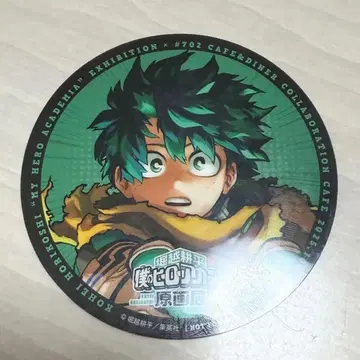 히로아카 미도리야 이즈쿠 데쿠 원화전 오사카 카페 특전 코스터