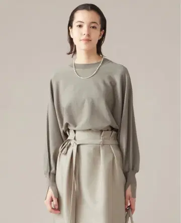 martinique 드레이프 울 풀오버