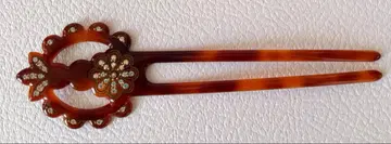 알렉상드르 드 파리 꽃 모티브 헤어콤