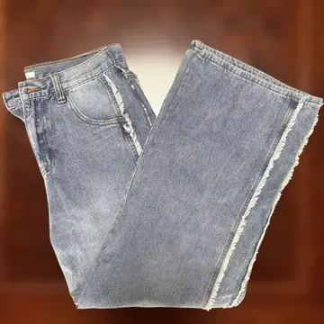 [ JaVa 자바 콜라보 ] 와이드 루즈 오버 사이즈 데님 팬츠