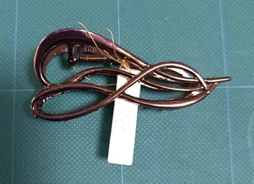 [ 미사용 새상품 ] 골드 무한대 디자인 헤어핀