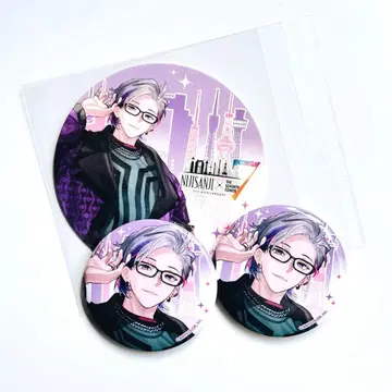 후와 미나토 타워 콜라보 캔뱃지 특전 코스터