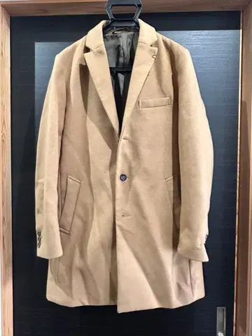INHERIT 베이지 체스터 코트 L 사이즈