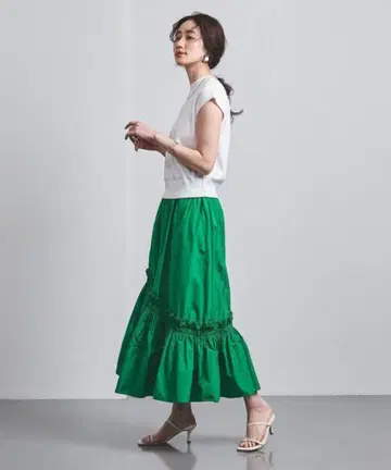 플레어 롱 스커트 - UNITED ARROWS