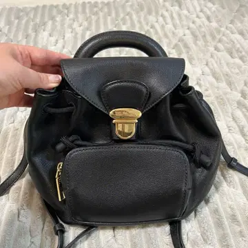 MARC JACOBS 마크제이콥스 미니 백팩 가죽 블랙
