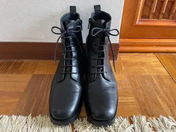 콩트와르 데코토니에 레이스업 신발 사이드 지퍼 블랙 24.0