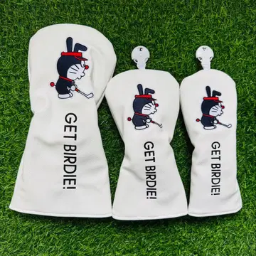 새상품 3세트 도라에몽 골프클럽 헤드커버 1+3W+UT 화이트