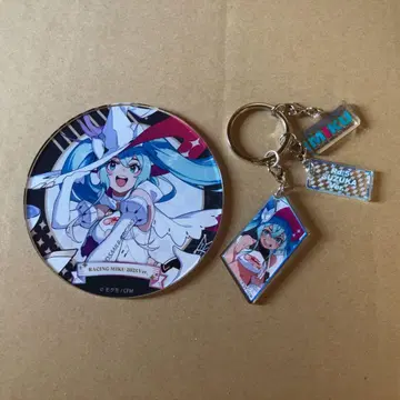 레이싱 미쿠 아크릴 코스터 아크릴 키링