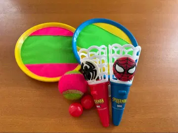 플라잉 캐치볼 2종과 훌라후프 스파이더맨