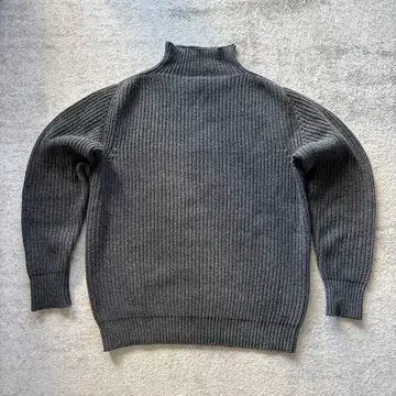 GOLDWIN 그레이 터틀넥 니트 스웨터