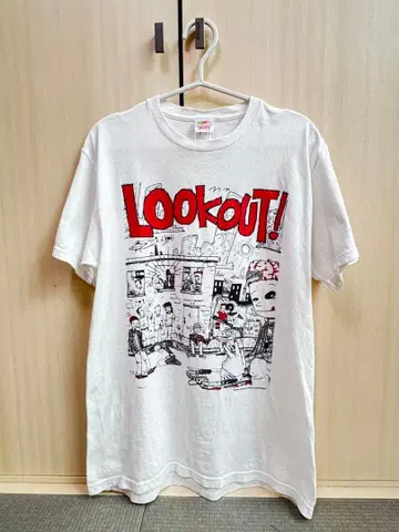 LOOKOUT records 티셔츠 M 사이즈 은행 보이즈