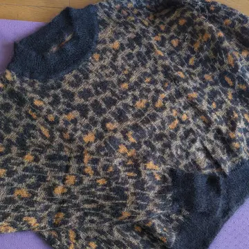 이탈리아제 ISABEL MARANT 레오파드 무늬 긴팔 니트