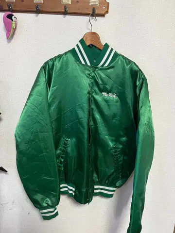 레녹 그린 바시티 자켓 INGLEWOOD